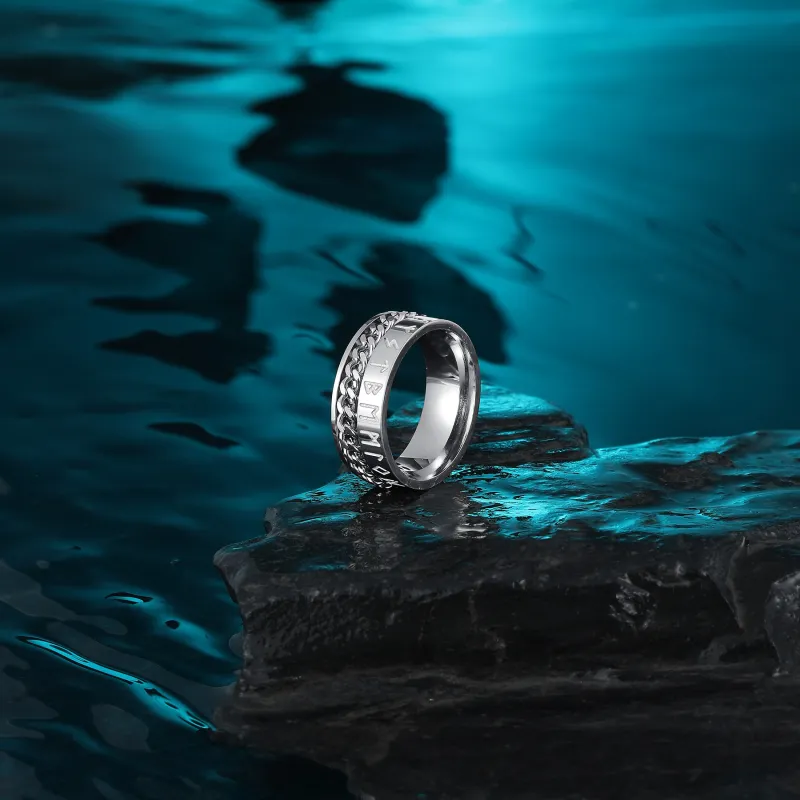 MISS XIA JWY Titanium Steel Rings Men's-1