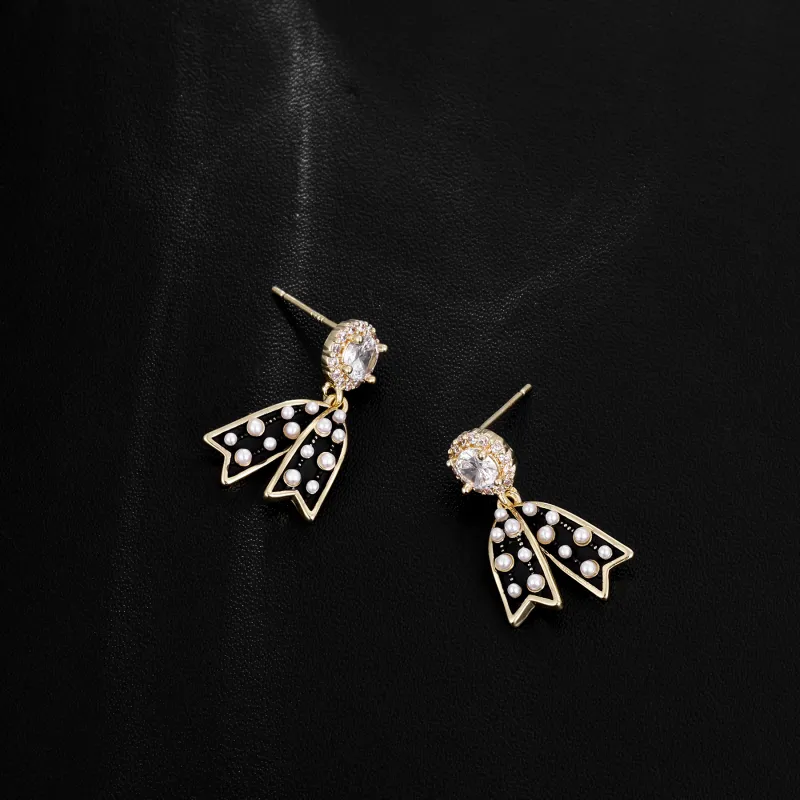 MISS XIA JWY S925 Silver Stud Earrings Women's-6