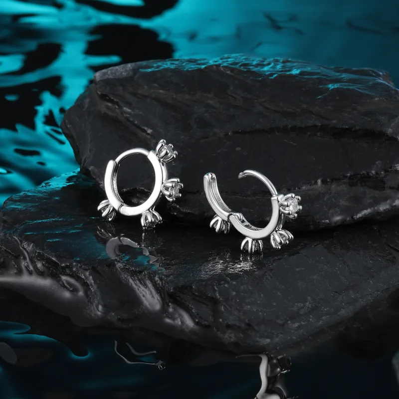 MISS XIA JWY Silver Plated Copper Earrings Women's-5