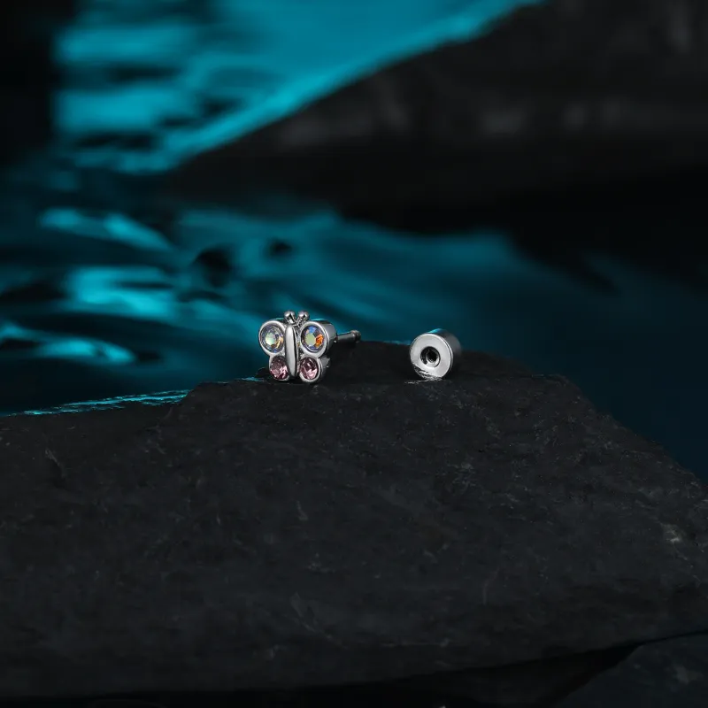 MISS XIA JWY Titanium Steel Stud Earrings Women's-1