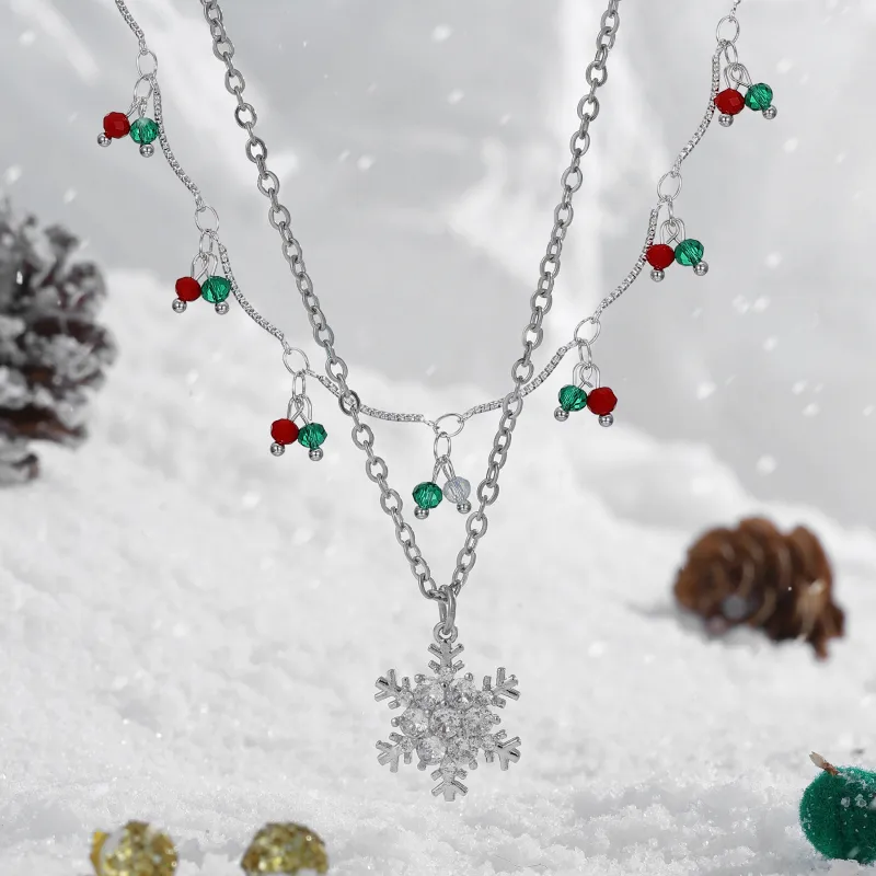 MISS XIA JWY Copper Silver Plated Necklaces Women's-10