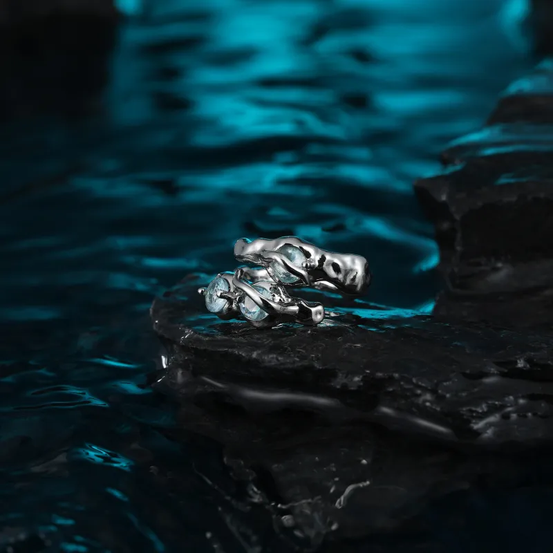 MISS XIA JWY Copper Silver Plated Rings Unisex-5