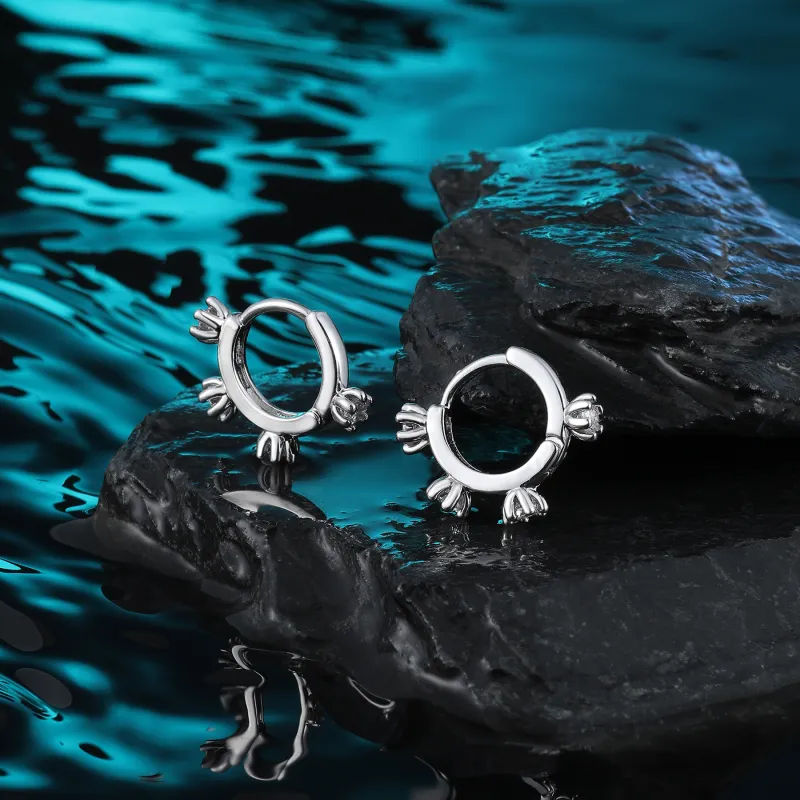 MISS XIA JWY Silver Plated Copper Earrings Women's-4