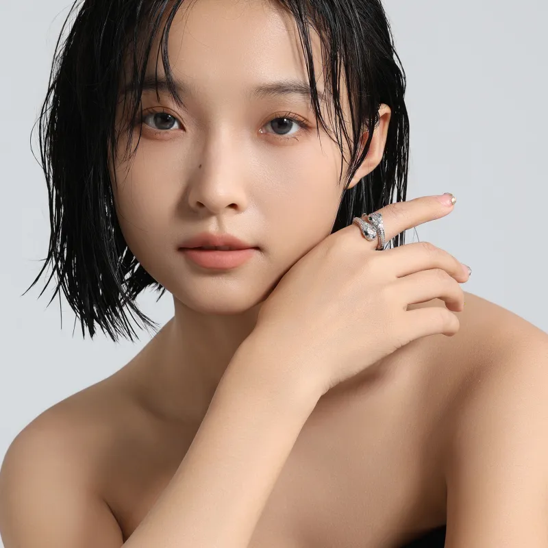 MISS XIA JWY Copper Silver Plated Rings Unisex-3