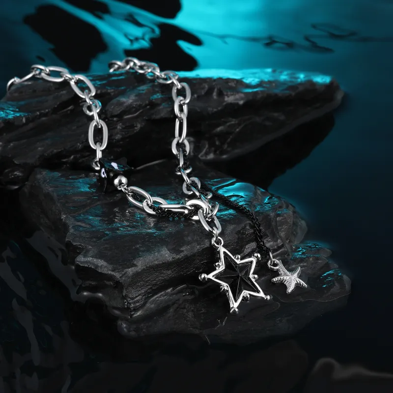 MISS XIA JWY Titanium Steel Necklaces Women's-3