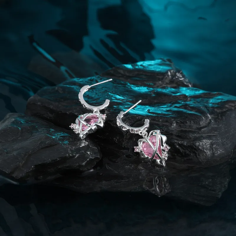 MISS XIA JWY S925 Silver Earrings Women's-4