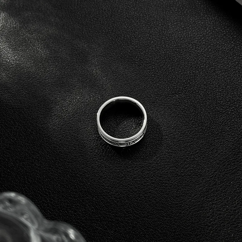MISS XIA JWY Titanium Steel Rings Unisex-5