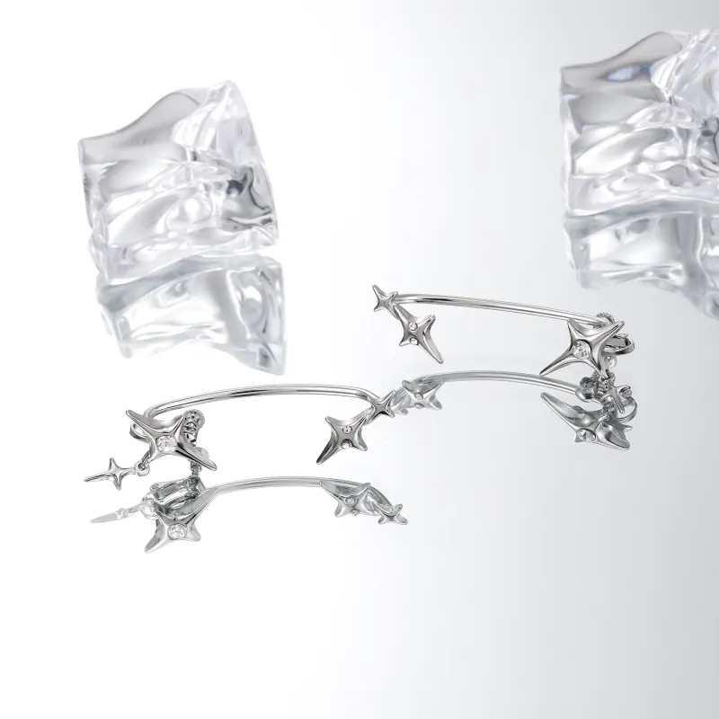 MISS XIA JWY Alloy Clip On Earrings Unisex-6
