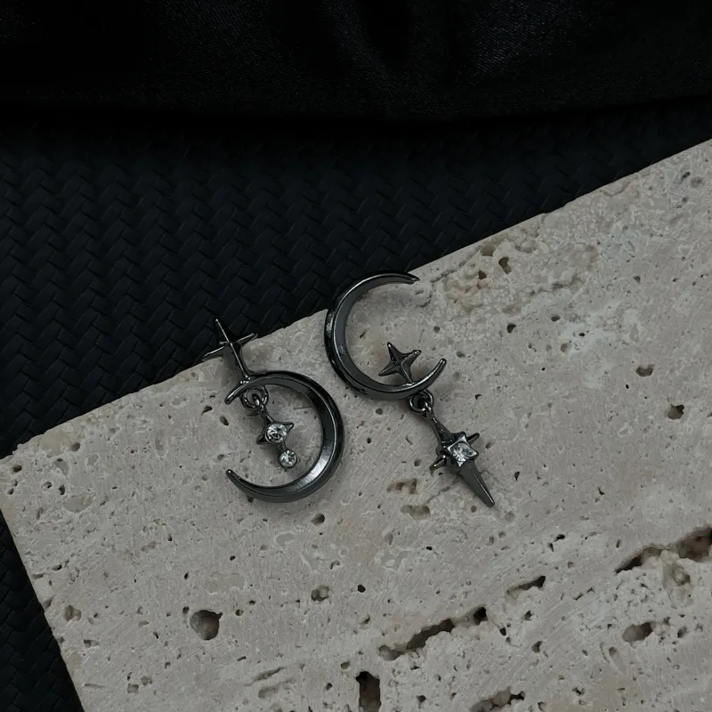 MISS XIA JWY S925 Silver Stud Earrings Unisex-6