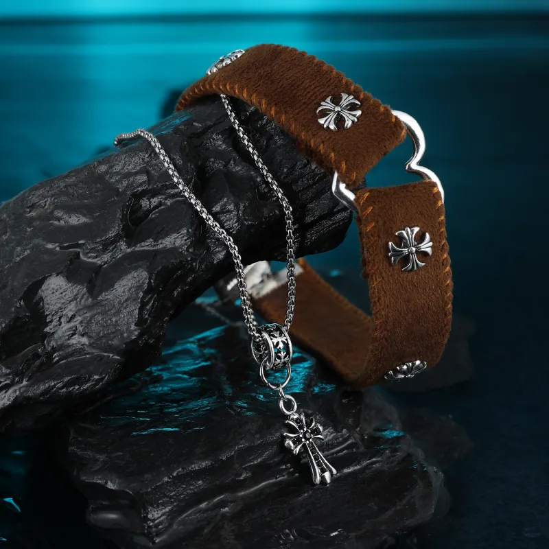 MISS XIA JWY Leather Necklaces Unisex-4