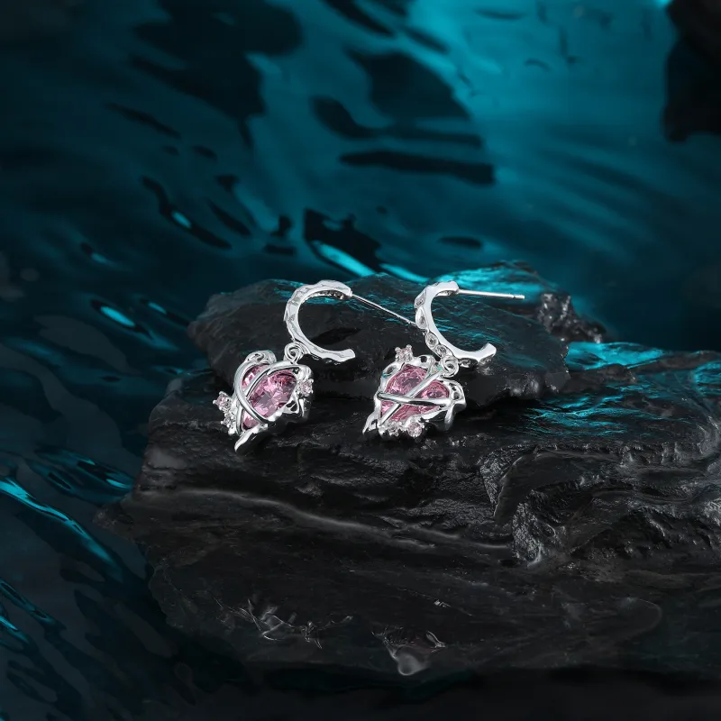 MISS XIA JWY S925 Silver Earrings Women's-2