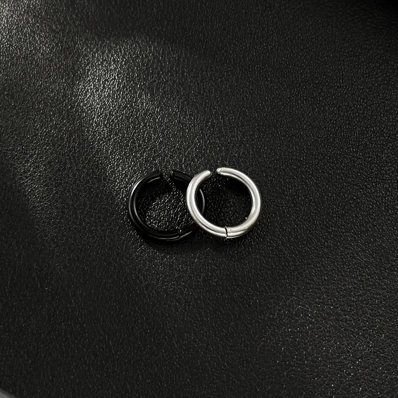MISS XIA JWY Titanium Steel Clip On Earrings Unisex-6