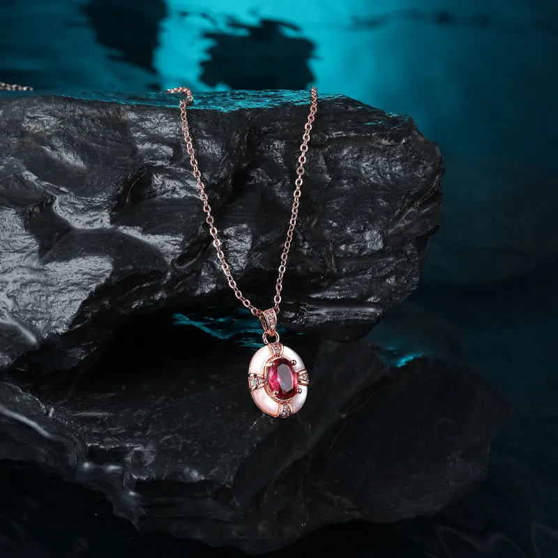 MISS XIA JWY Gold Plated Copper Necklaces Women's-5