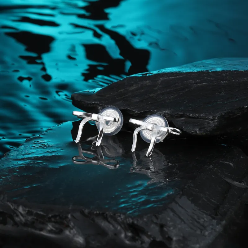 MISS XIA JWY Silver Plated Copper Clip On Earrings Unisex-2