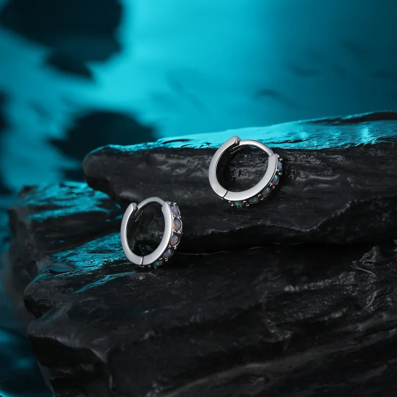 MISS XIA JWY S925 Silver Stud Earrings Unisex-5