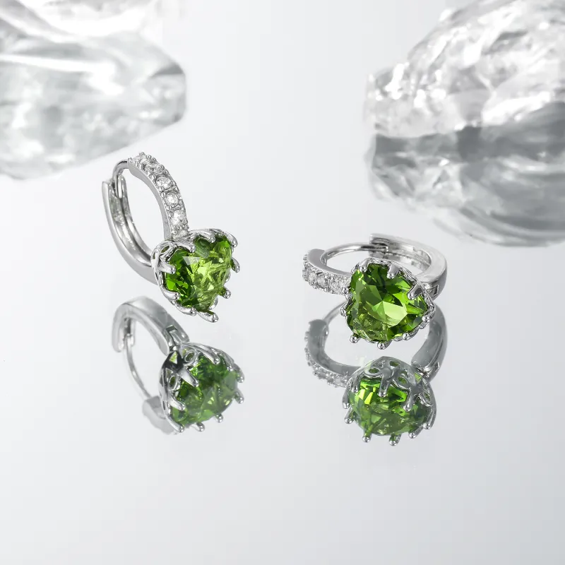 MISS XIA JWY 925 Sterling Silver Stud Earrings Women's-4