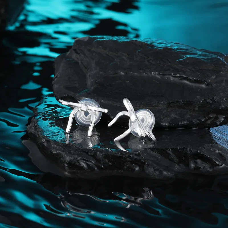 MISS XIA JWY Silver Plated Copper Clip On Earrings Unisex-5