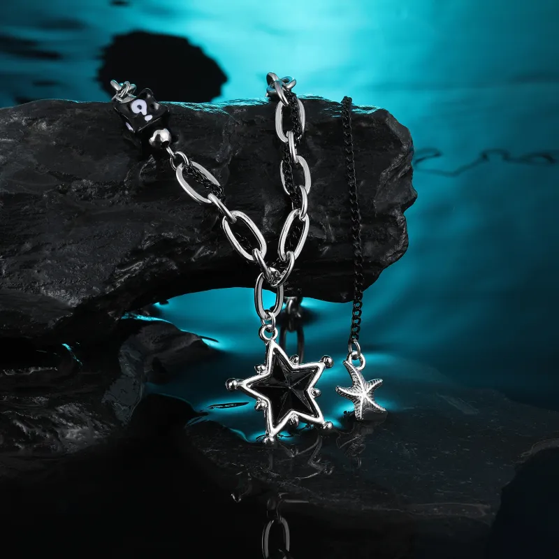MISS XIA JWY Titanium Steel Necklaces Women's-4