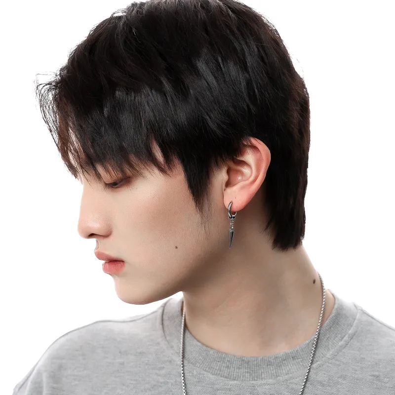 MISS XIA JWY Titanium Steel Earrings Unisex-6