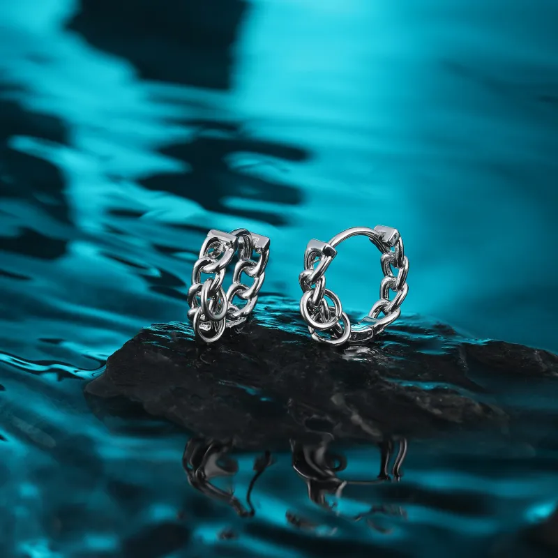 MISS XIA JWY S925 Silver Stud Earrings Women's-5