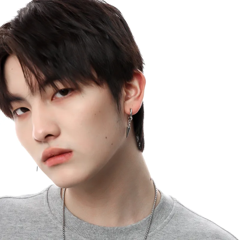 MISS XIA JWY Titanium Steel Earrings Unisex-7