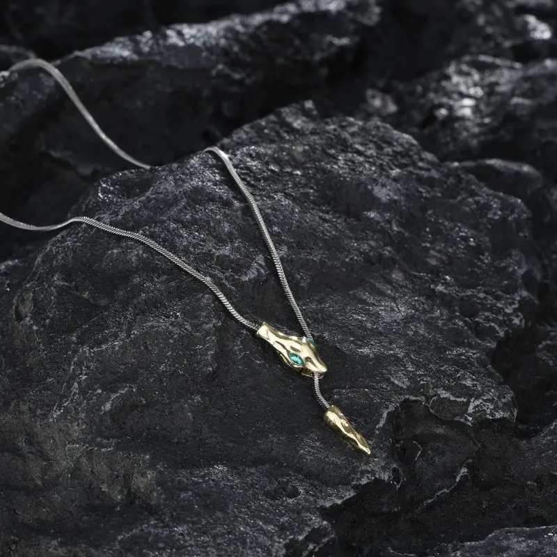 MISS XIA JWY Titanium Steel Necklaces Unisex-2