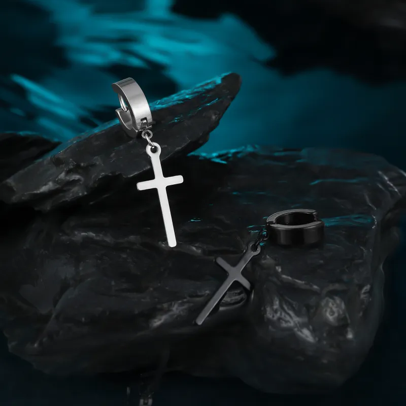 MISS XIA JWY Titanium Steel Earrings Unisex-4