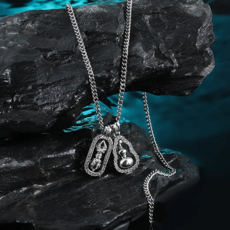 MISS XIA JWY Titanium Steel Necklaces Women's-2