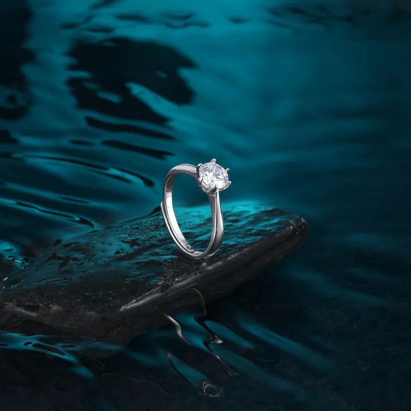MISS XIA JWY Silver-Plated Copper Rings Women's-4