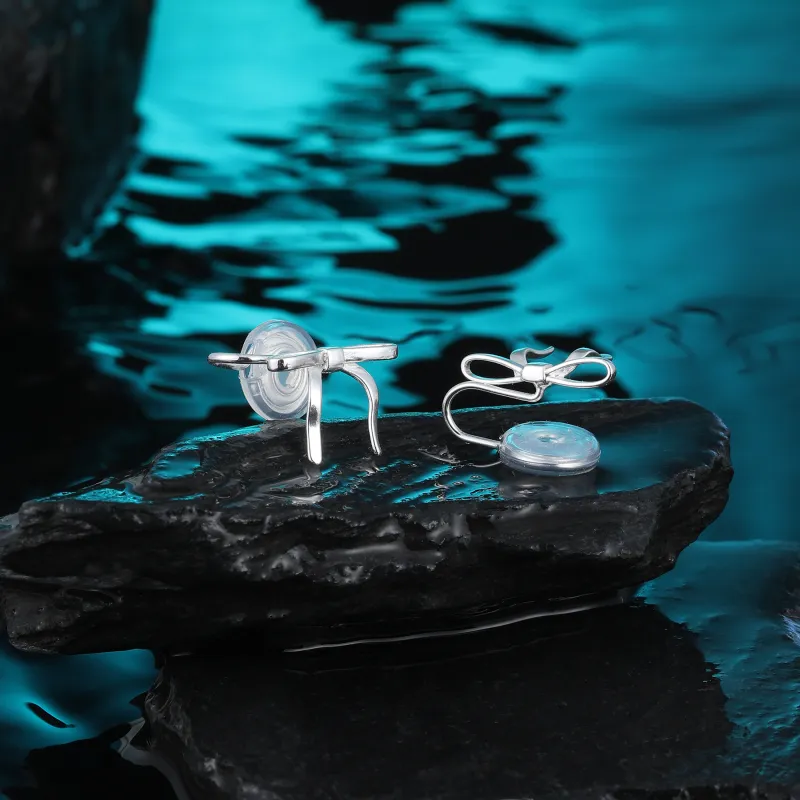 MISS XIA JWY Silver Plated Copper Clip On Earrings Unisex-4