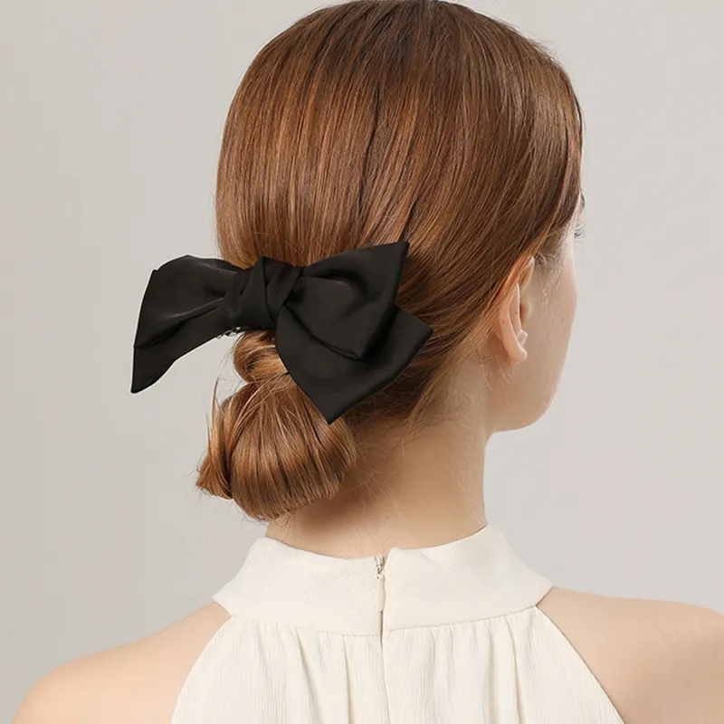 MISS XIA JWY Satin Hair Clips Women's-6