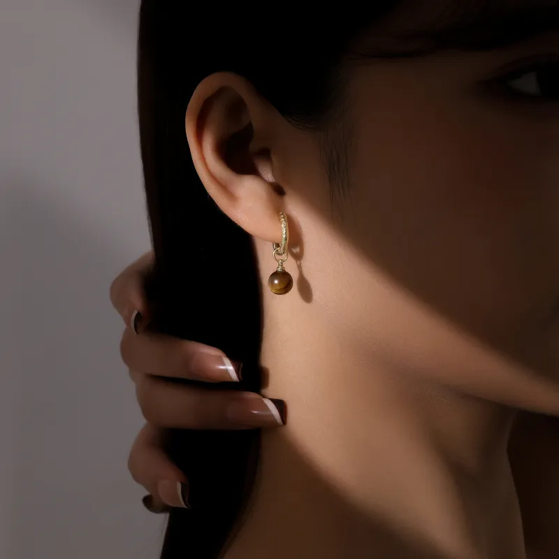 MISS XIA JWY S925 Silver Stud Earrings Women's-3