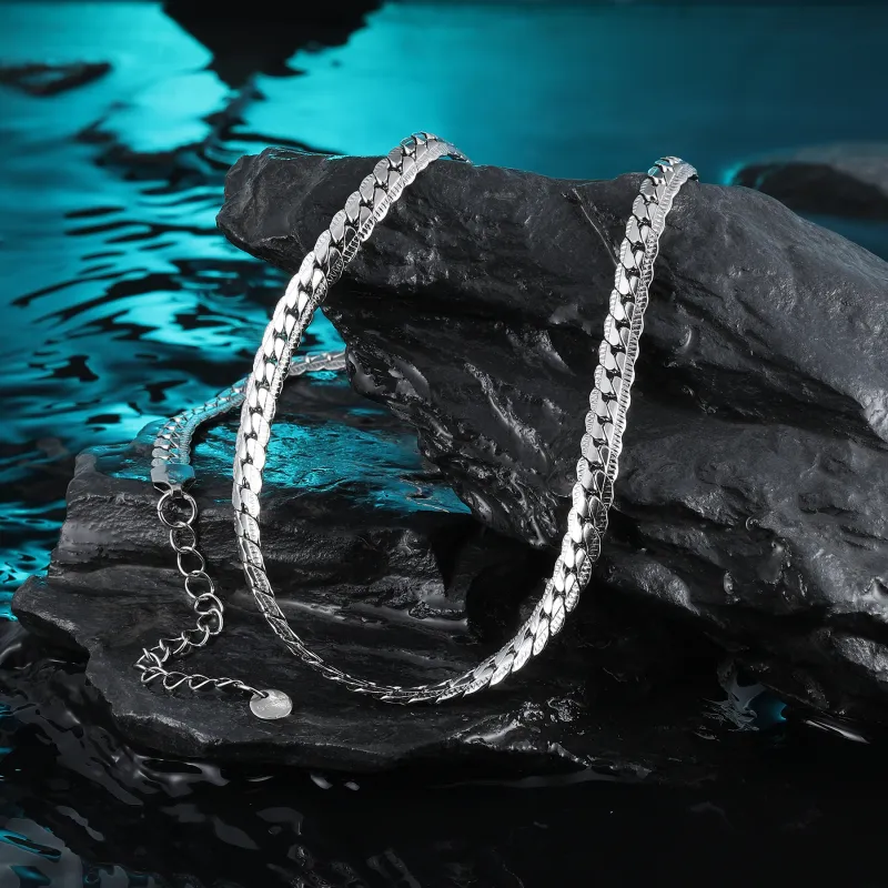 MISS XIA JWY Titanium Steel Necklaces Unisex-5