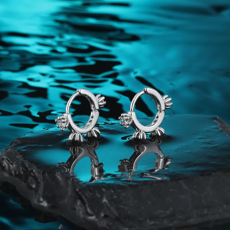 MISS XIA JWY Silver Plated Copper Earrings Women's-1