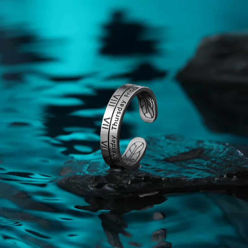 MISS XIA JWY Titanium Steel Rings Unisex-2