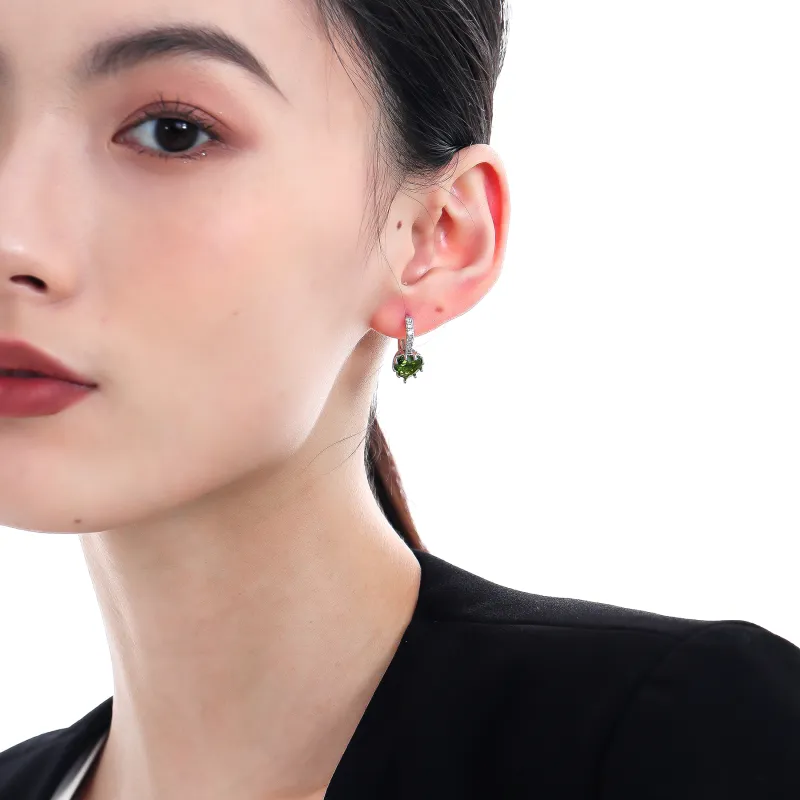 MISS XIA JWY 925 Sterling Silver Stud Earrings Women's-1