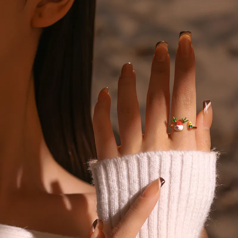 MISS XIA JWY Gold Plated Copper Rings Unisex-2