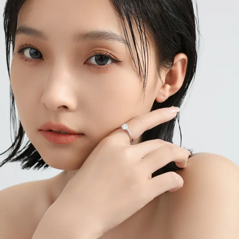 MISS XIA JWY Silver-Plated Copper Rings Women's-3