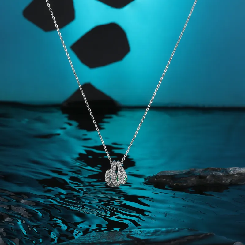 MISS XIA JWY Copper/Silver Plated Necklaces Women's-1