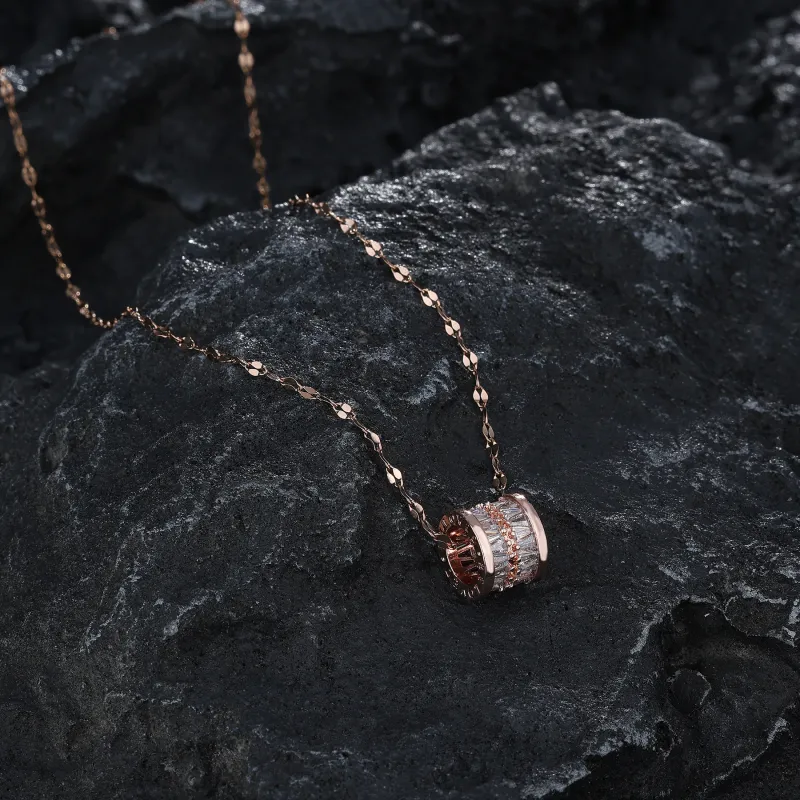 MISS XIA JWY Titanium Steel Necklaces Women's-2