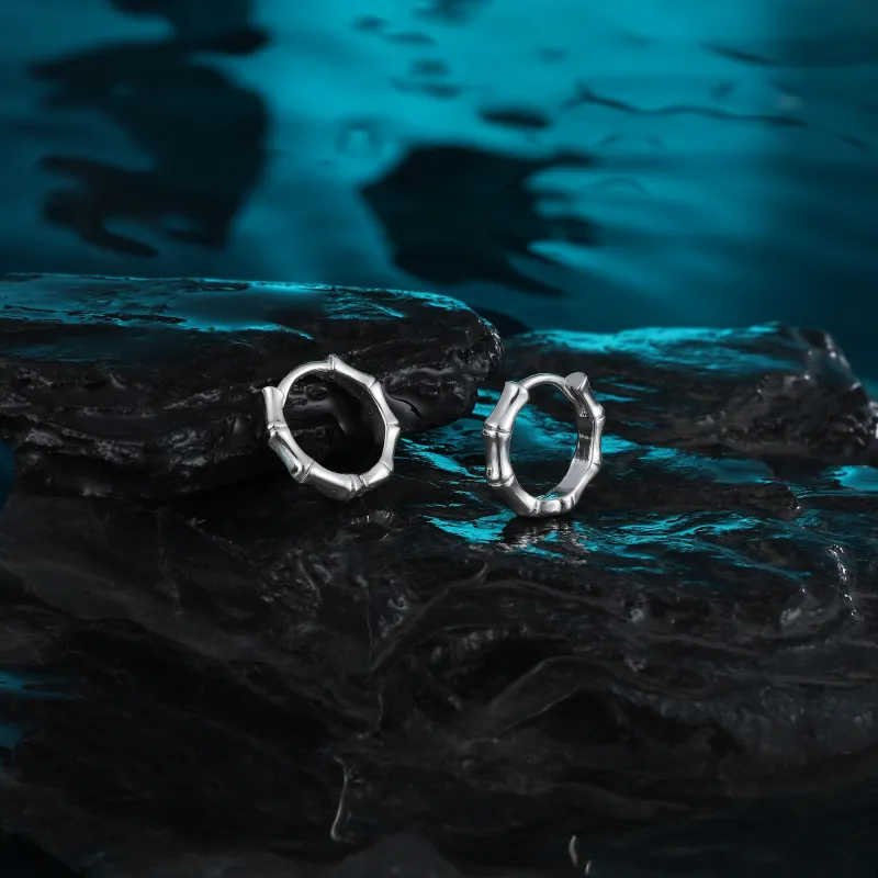 MISS XIA JWY S925 Silver Stud Earrings Unisex-6