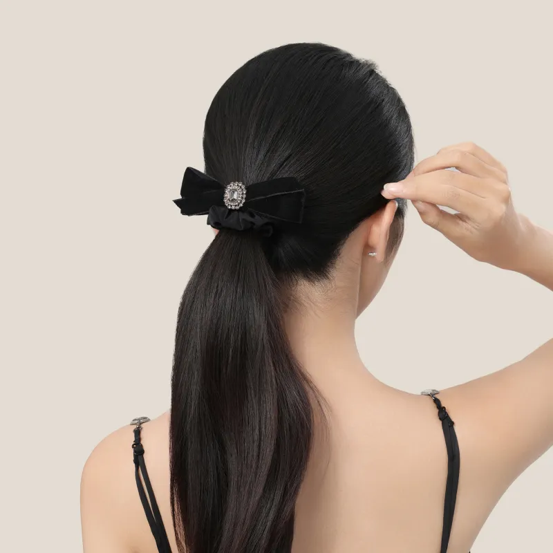 MISS XIA JWY Velour Hair Tie Women's-1