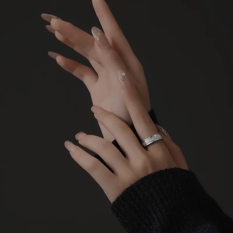 MISS XIA JWY Titanium Steel Rings Unisex-2