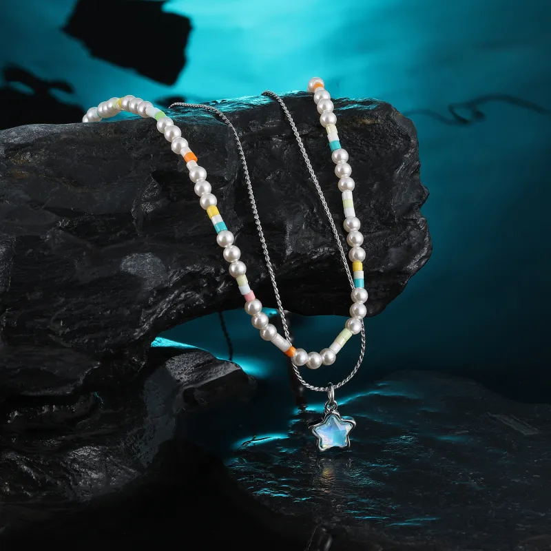 MISS XIA JWY Titanium Steel Necklaces Women's-4