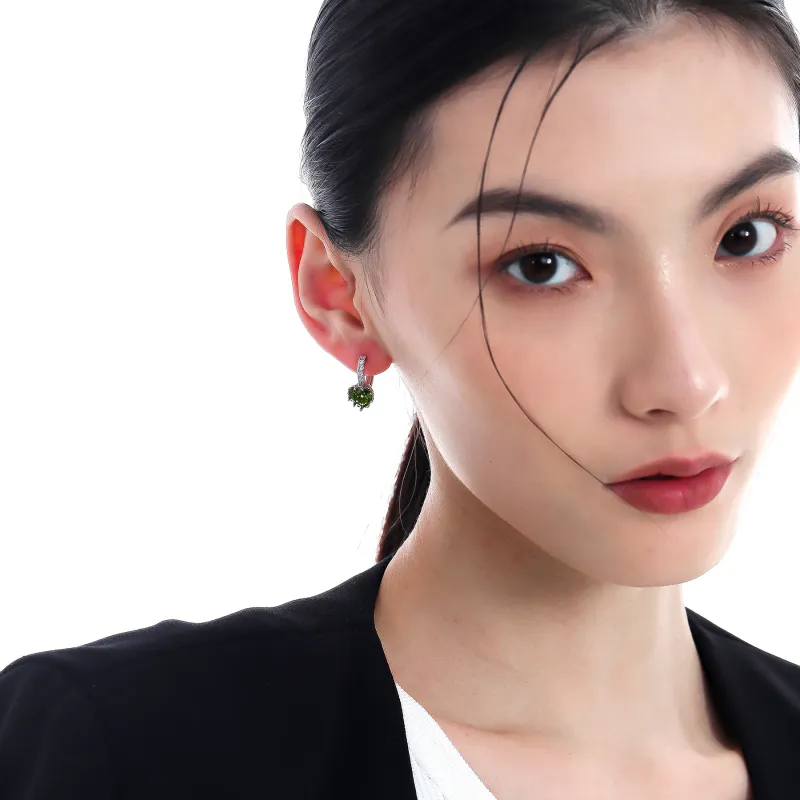 MISS XIA JWY 925 Sterling Silver Stud Earrings Women's-2