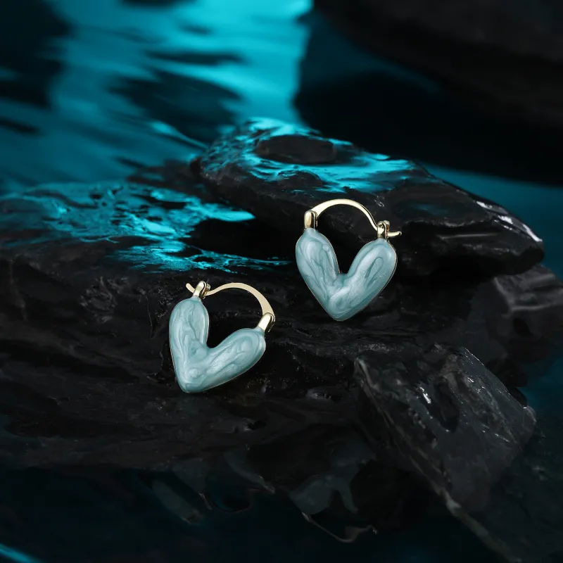 MISS XIA JWY S925 Silver Stud Earrings Women's-1