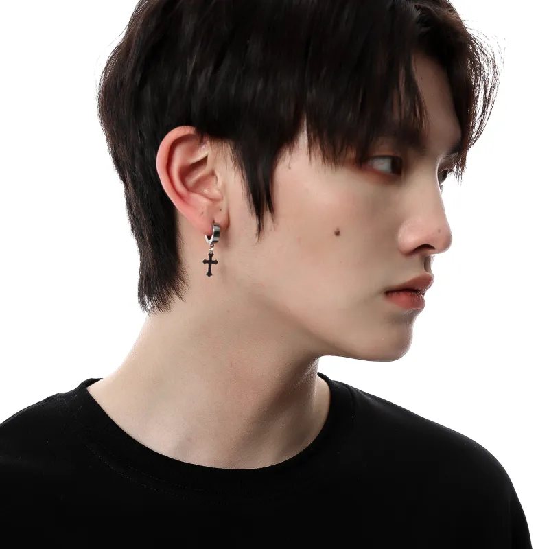 MISS XIA JWY Titanium Steel Earrings Unisex-1