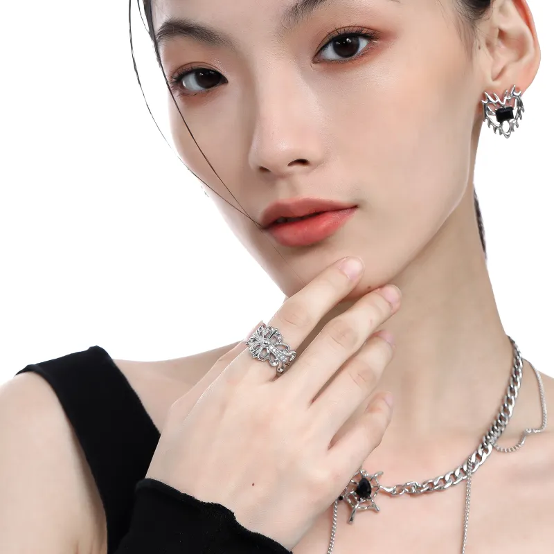 MISS XIA JWY Silver Plated Rings Unisex-3