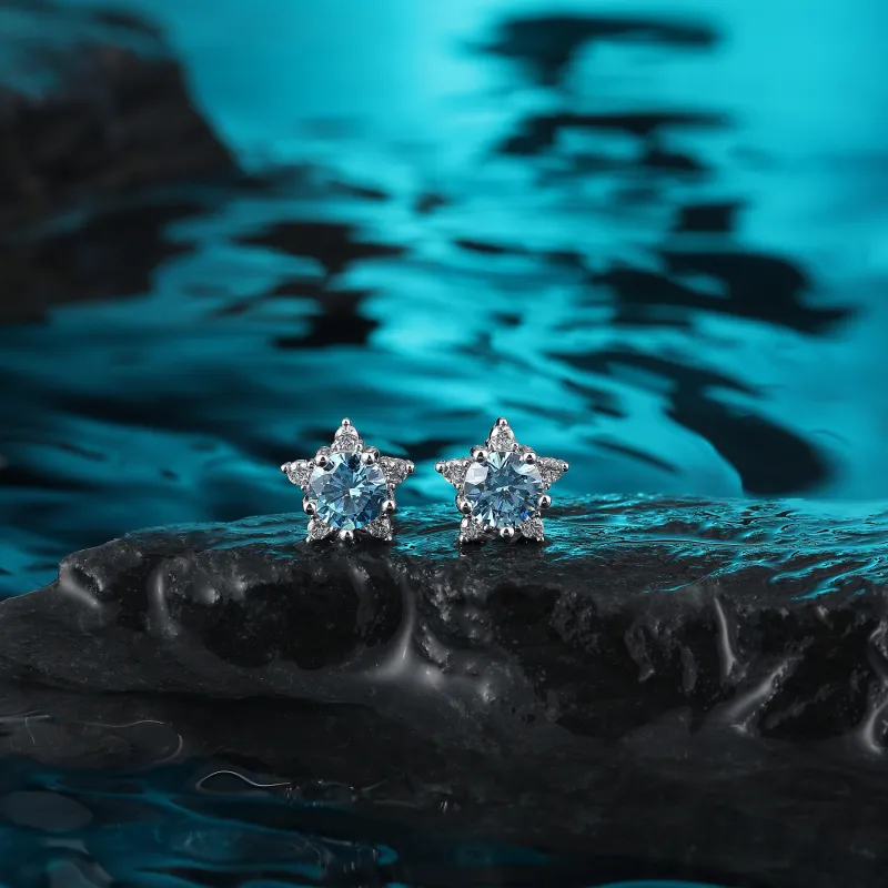 MISS XIA JWY Titanium Steel Stud Earrings Unisex-2