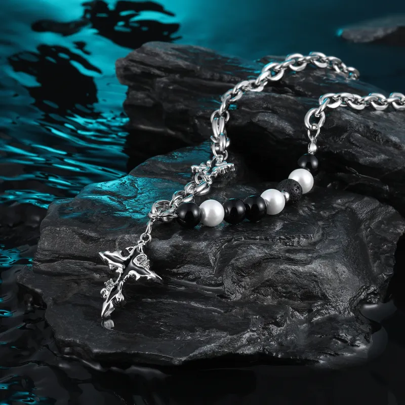 MISS XIA JWY Titanium Steel Necklaces Unisex-3